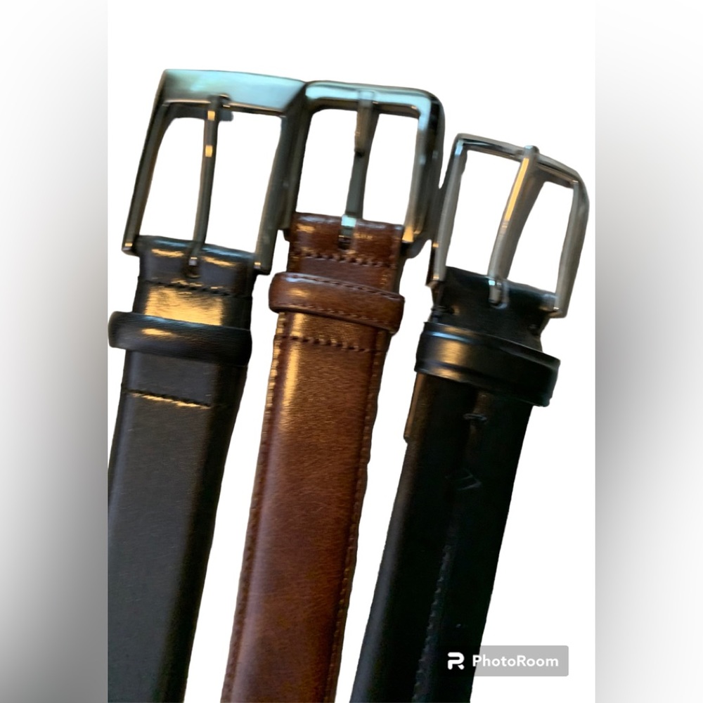 Lot of 3 Men’s leather belts (big & tall)